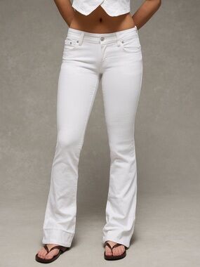 NWT AE Strech Super Low Rise Kick Bootcut Jean